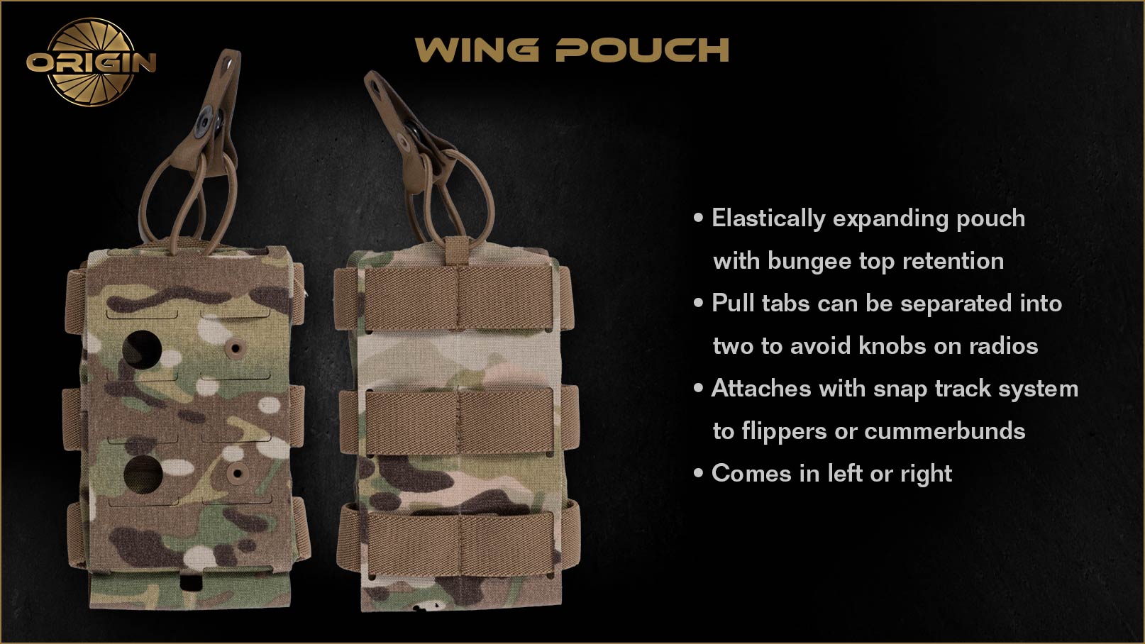 origin wing pouch for radio